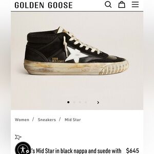 Golden Goose women’s mid star sneakers